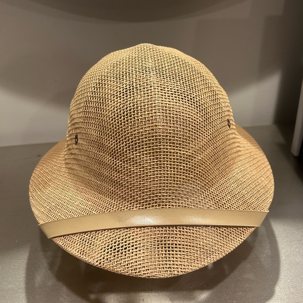 Men's Straw Bucket Hat - Natural Tan